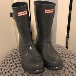 Hunter short rain boot